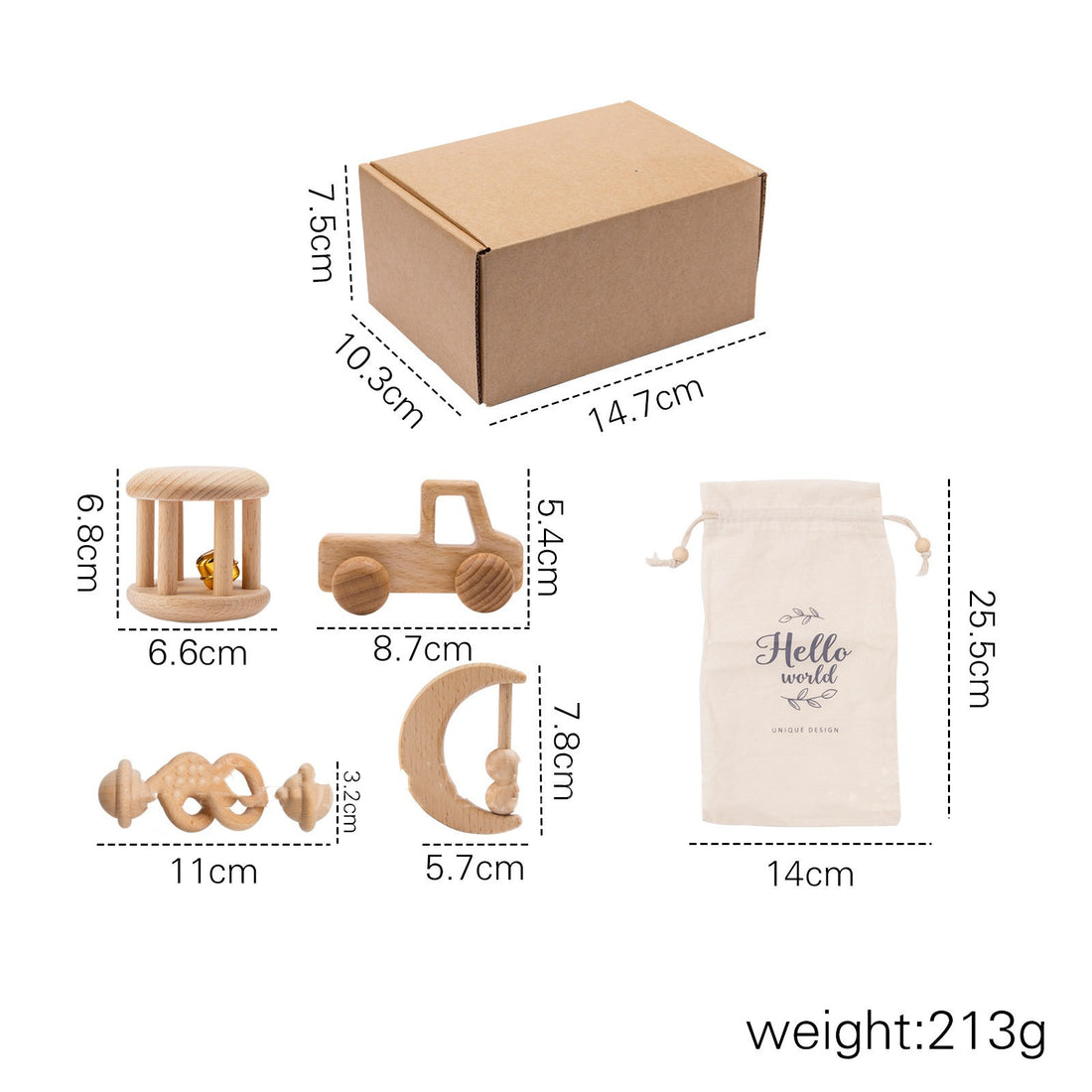 Baby Rattle Educational Toy Set