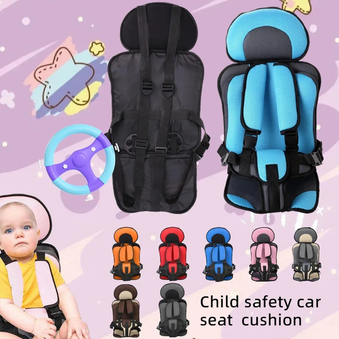 Infant Safe Seat Mat Portable Baby Safety