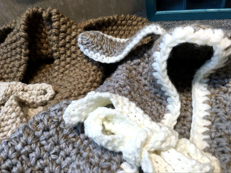 Girls Hats Handmade Kids Winter Hats Wrap Bear