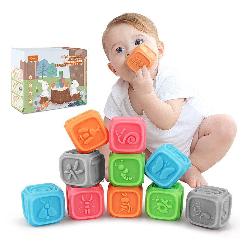 Educational Multi - texture Baby Toy - Bright Cubb