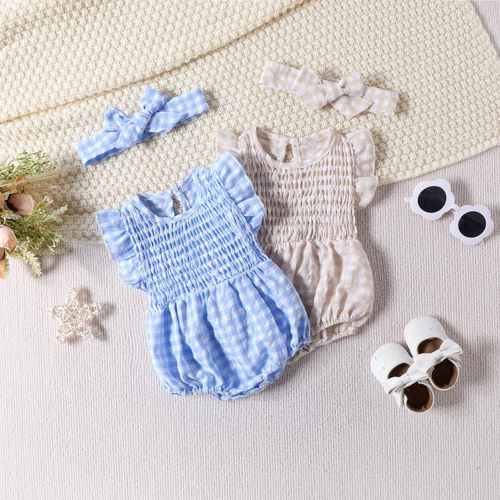 Baby Girl Solid Color Baby Sleeveless