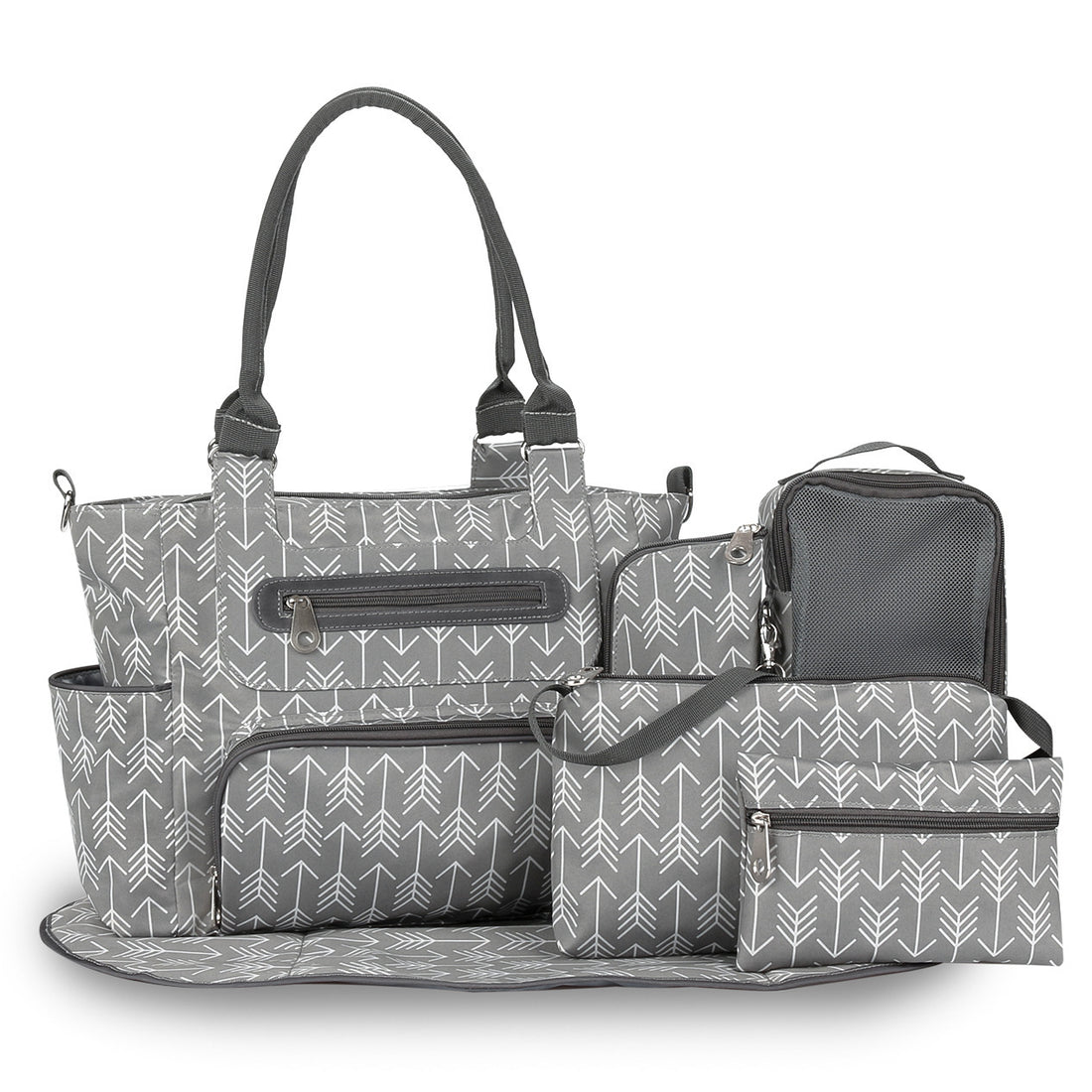 Large capacity diaper bag for baby & mom
