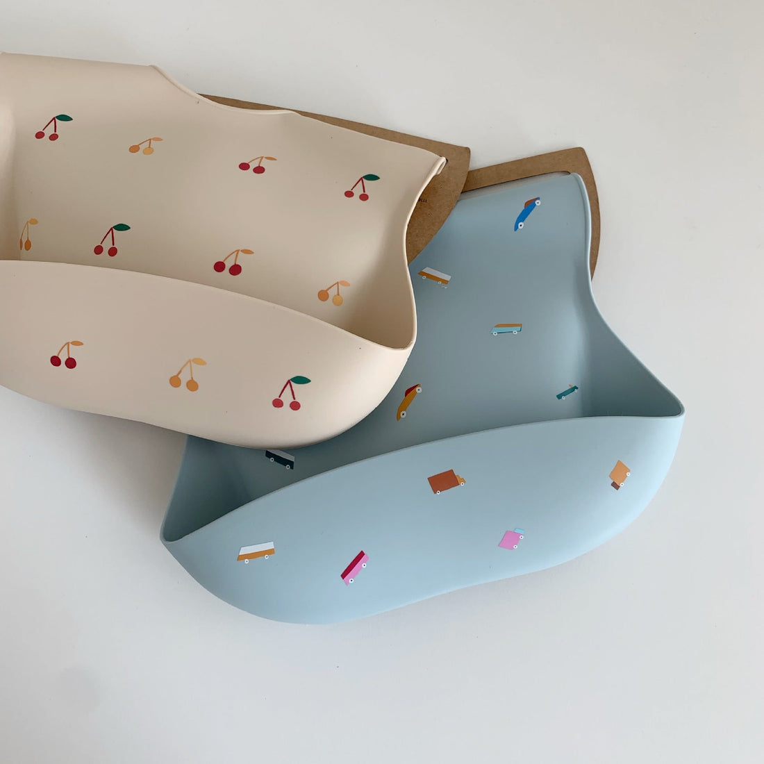 Food Grade Silicone Rice Pocket Food Supplement Bib - Bright Cubb