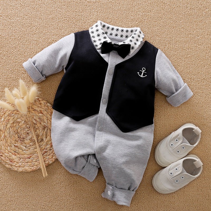 Gentleman's Baby Clothes, Long - sleeved Baby Clothes - Bright Cubb