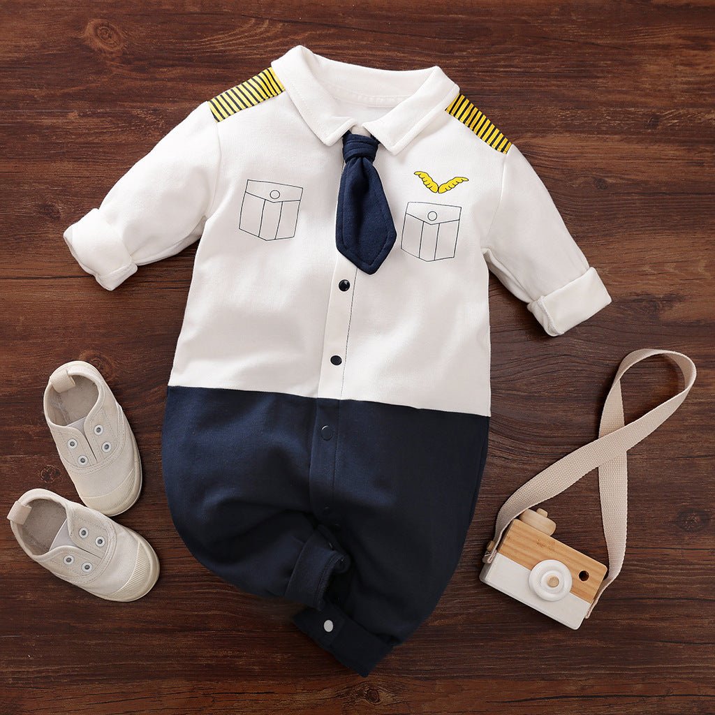 Gentleman's Baby Clothes, Long - sleeved Baby Clothes - Bright Cubb