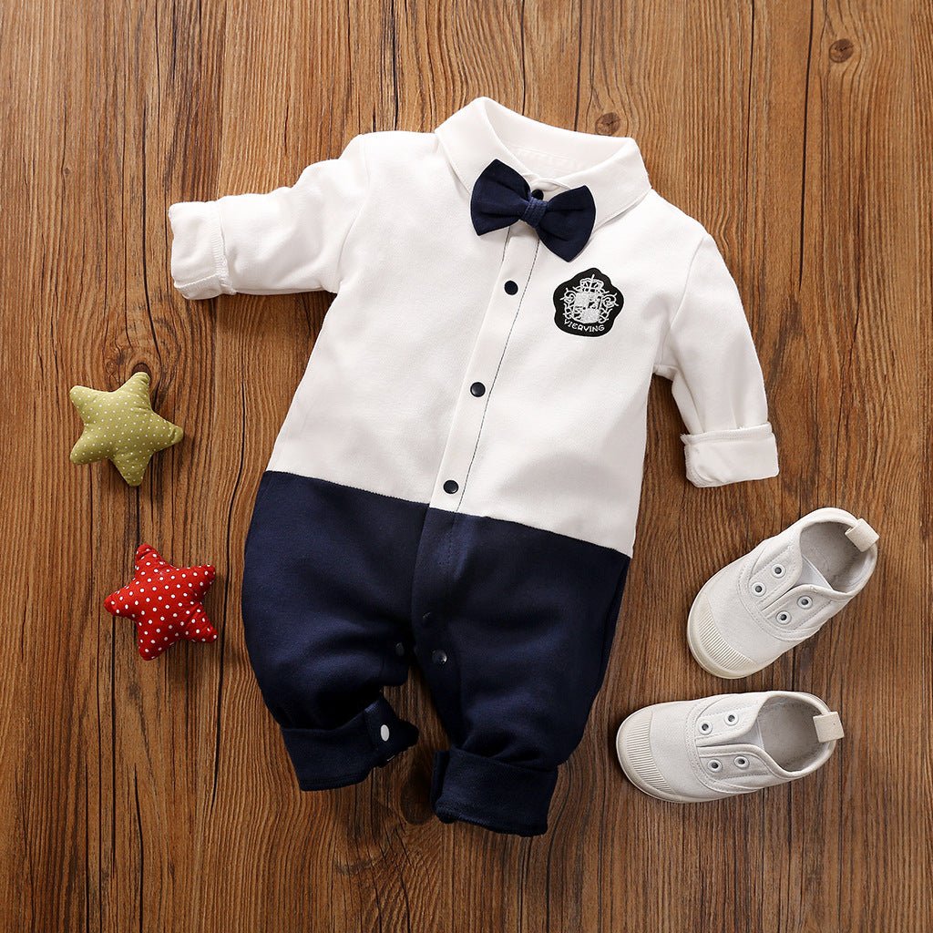 Gentleman's Baby Clothes, Long - sleeved Baby Clothes - Bright Cubb