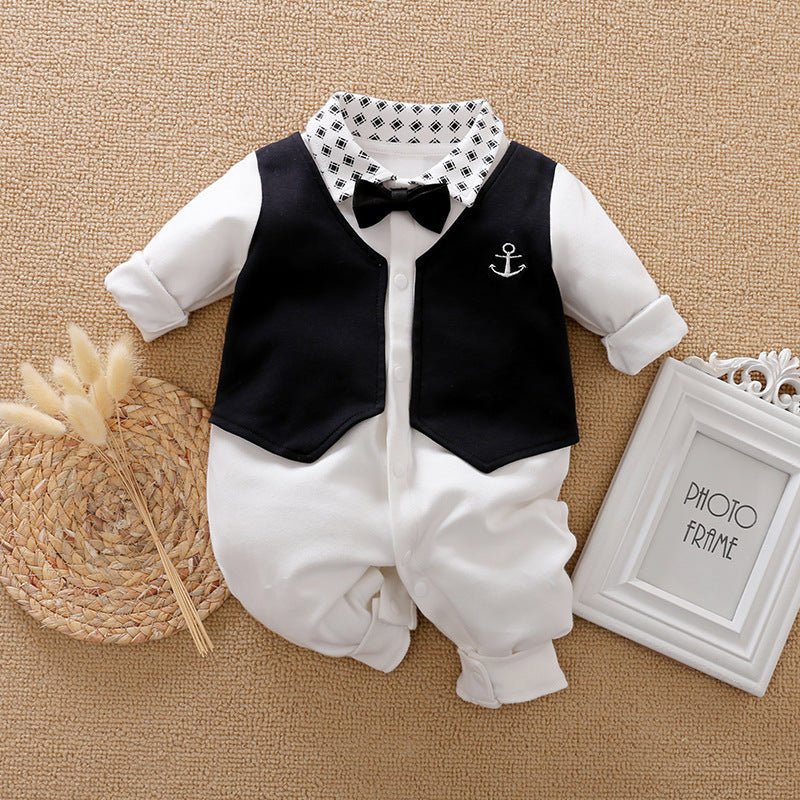 Gentleman's Baby Clothes, Long - sleeved Baby Clothes - Bright Cubb