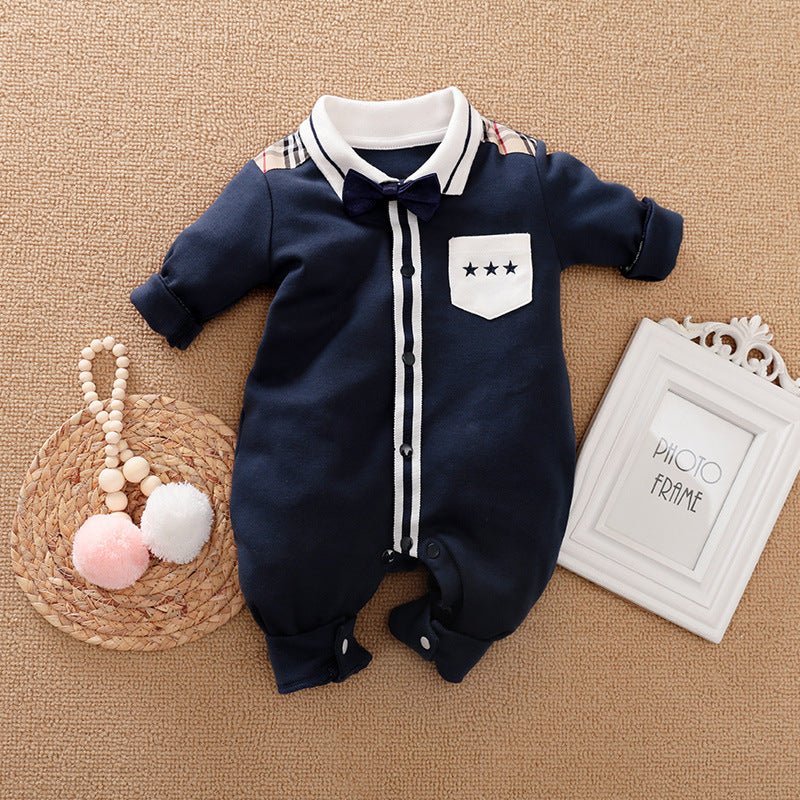 Gentleman's Baby Clothes, Long - sleeved Baby Clothes - Bright Cubb