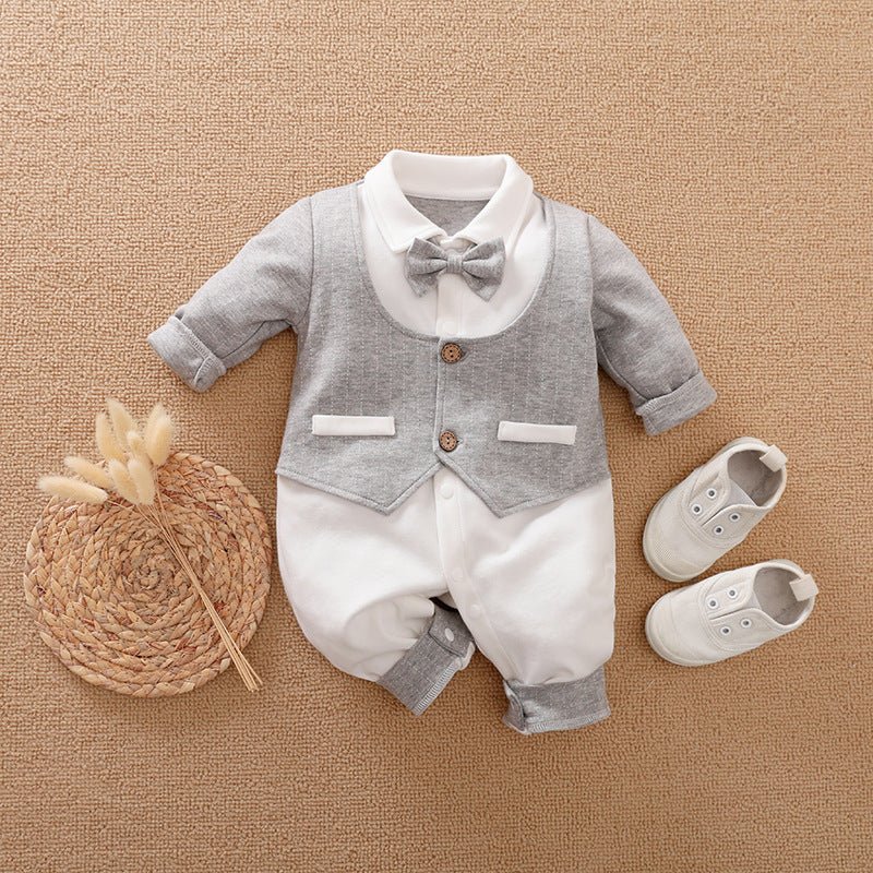 Gentleman's Baby Clothes, Long - sleeved Baby Clothes - Bright Cubb