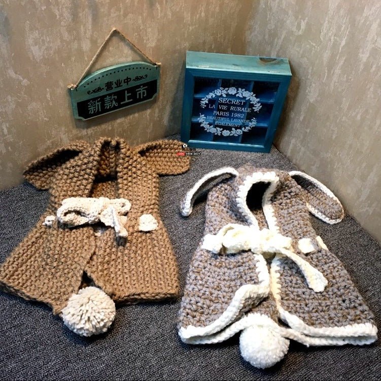 Girls Hats Handmade Kids Winter Hats Wrap Bear - Bright Cubb