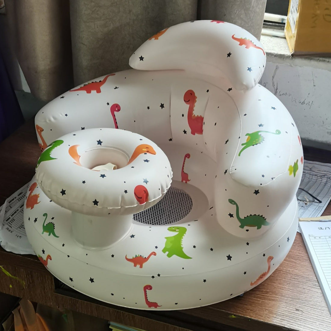 Inflatable Chair Baby Feeding Sofa - Bright Cubb