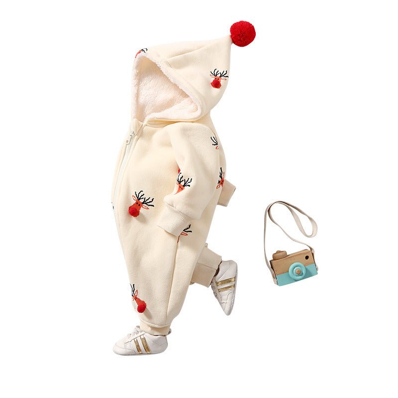 Khaki Padded Warm Baby Clothes Baby - Bright Cubb