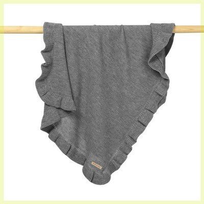 Knitted Baby Newborn Swaddle Wrap Ruffle - Bright Cubb