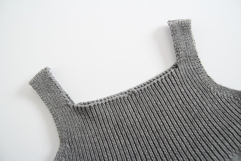 Knitted Romper Baby Sweater Romper - Bright Cubb