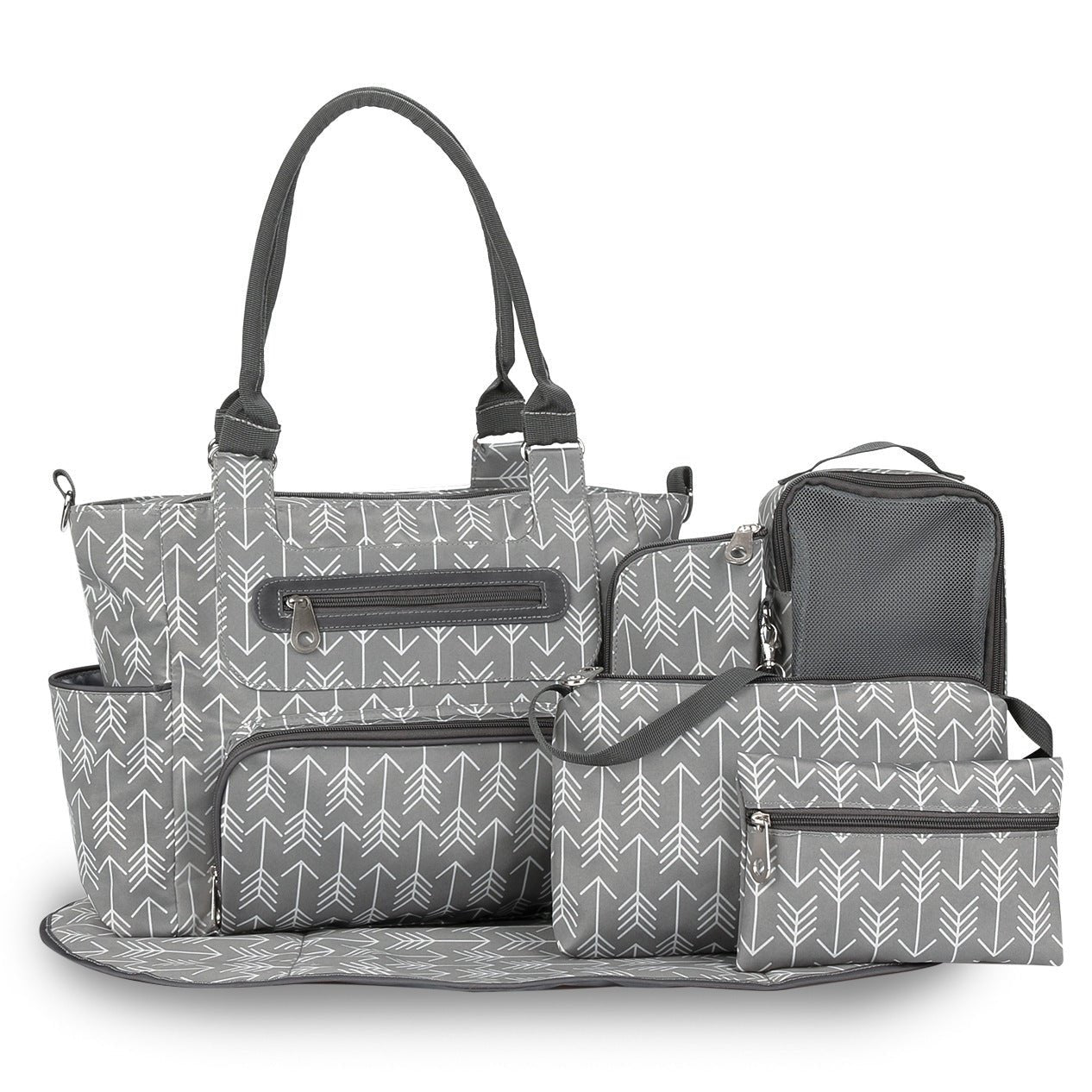Large capacity diaper bag for baby & mom - Bright Cubb
