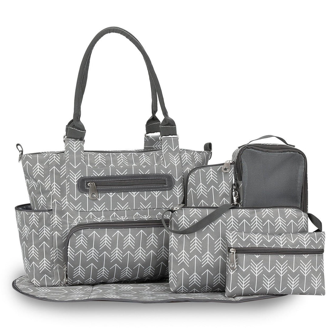 Large capacity diaper bag for baby & mom - Bright Cubb