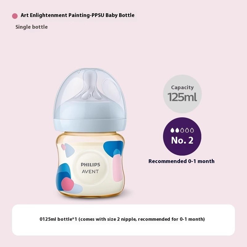 Large Diameter Feeding Bottle Baby Anti - flatulence - Bright Cubb