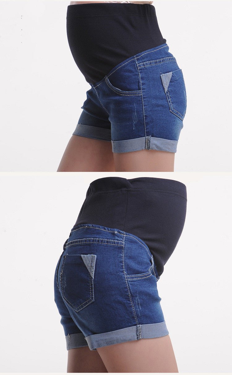 Maternity Denim Shorts - Bright Cubb