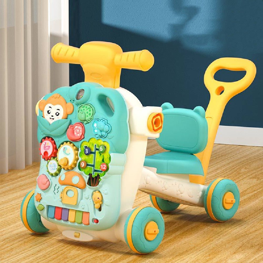 Multi - functional Anti - rollover Baby Walker - Bright Cubb