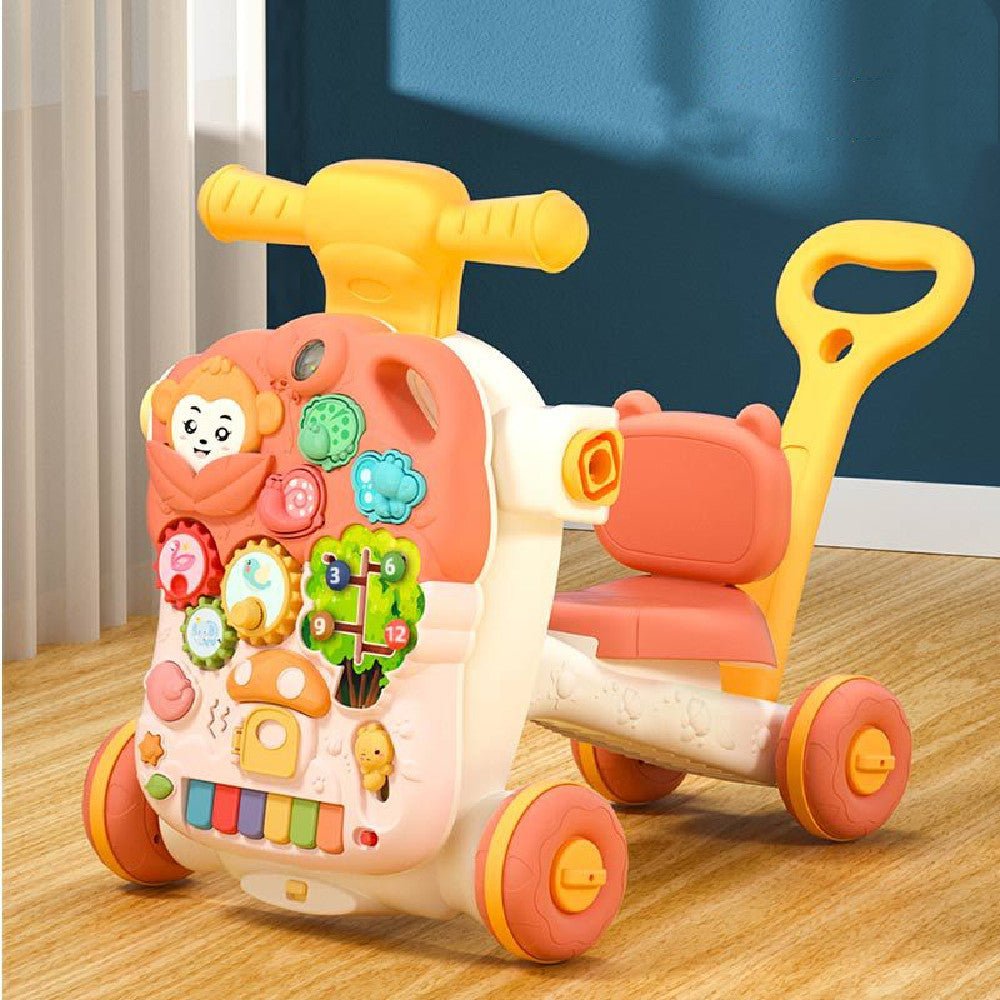 Multi - functional Anti - rollover Baby Walker - Bright Cubb