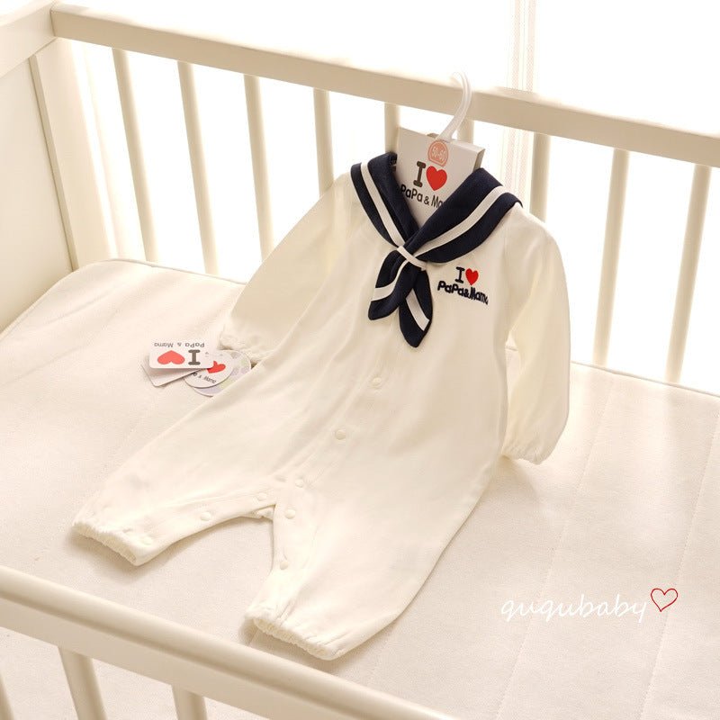Navy Style Baby Clothes Newborn Clothes Baby Onesies - Bright Cubb