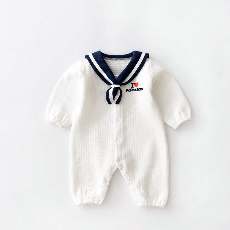 Navy Style Baby Clothes Newborn Clothes Baby Onesies - Bright Cubb