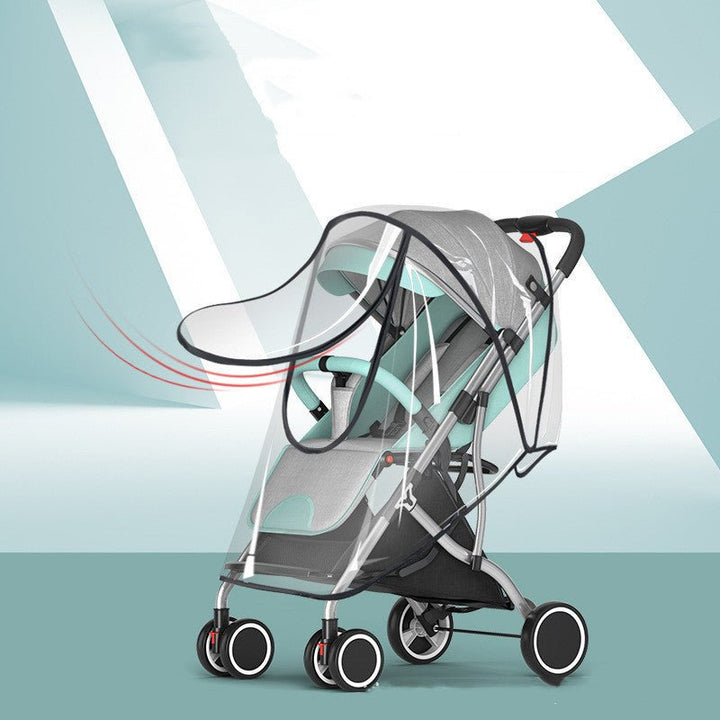 New Universal Baby Stroller Rain Cover - Bright Cubb