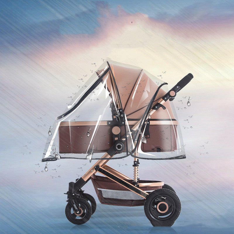 New Universal Baby Stroller Rain Cover - Bright Cubb