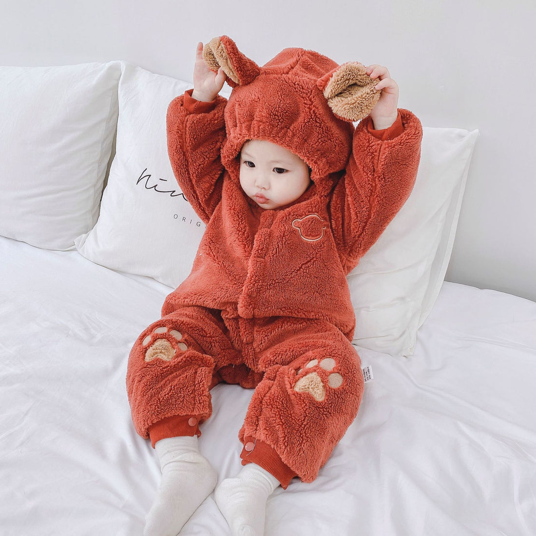 Newborn Baby Onesies Baby Clothes Romper - Bright Cubb
