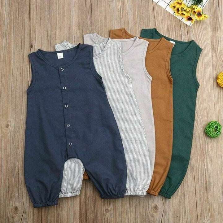 Newborn Baby Romper Boys Girl Playsuit Clothes - Bright Cubb