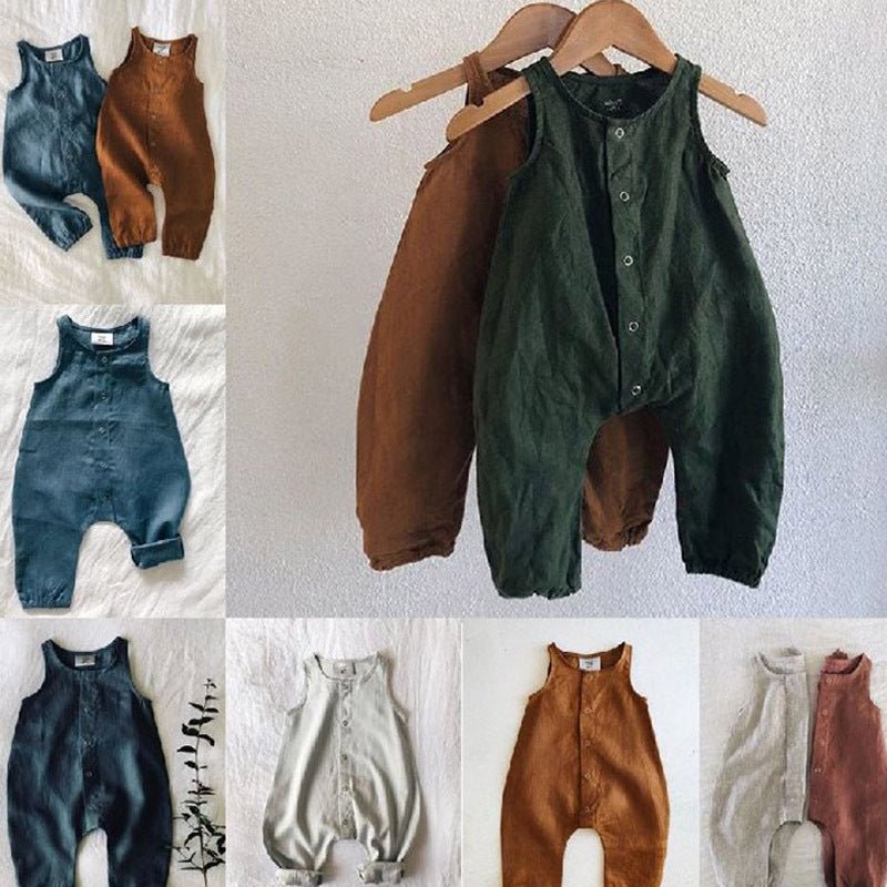 Newborn Baby Romper Boys Girl Playsuit Clothes - Bright Cubb