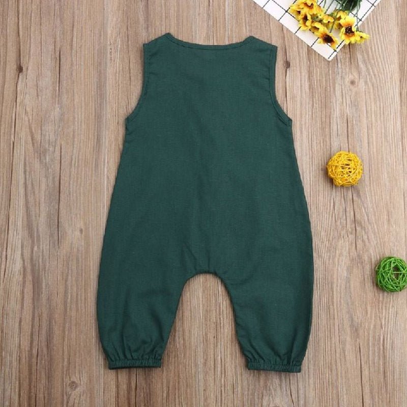 Newborn Baby Romper Boys Girl Playsuit Clothes - Bright Cubb