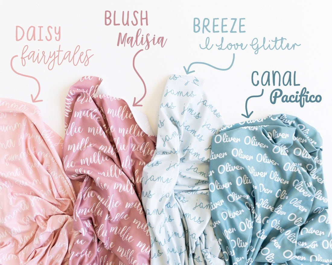 Personalized Baby Swaddle Blanket - Bright Cubb