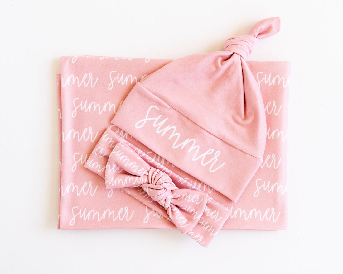 Personalized Baby Swaddle Blanket - Bright Cubb