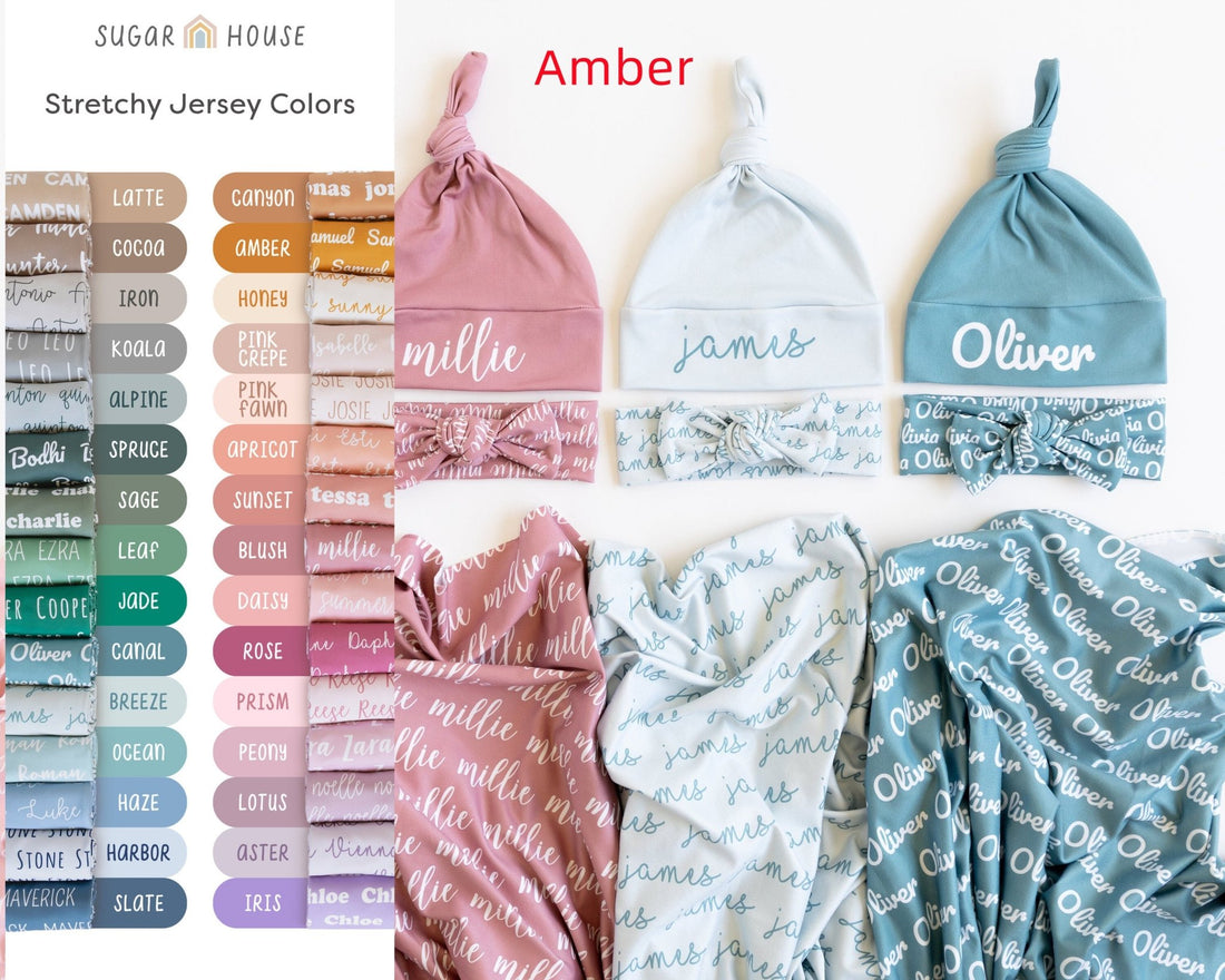 Personalized Baby Swaddle Blanket - Bright Cubb