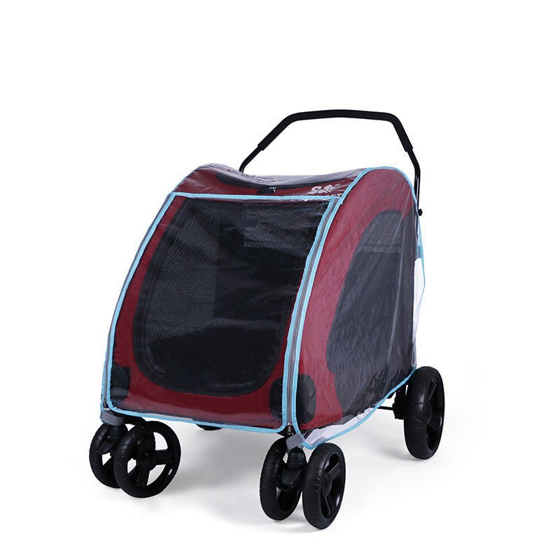 Pet Stroller Rain Cover Baby Stroller Raincoat - Bright Cubb
