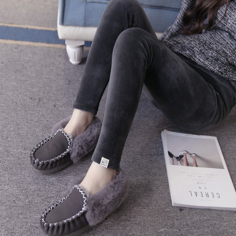 Plus velvet thick maternity pants - Bright Cubb