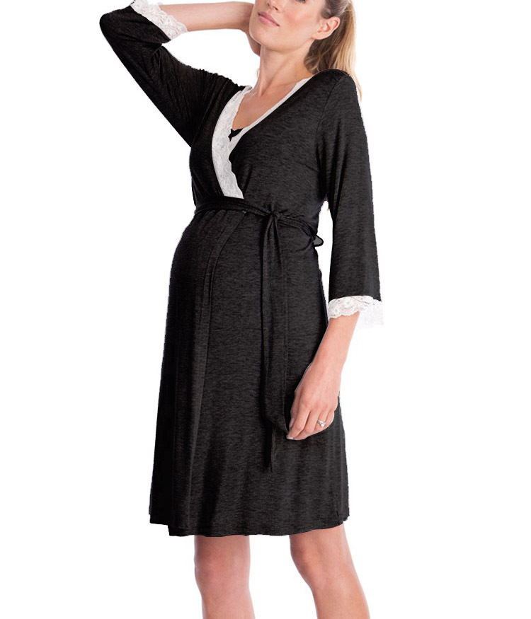 Pregnant Women Nightdress Maternity Sleepwear - Bright Cubb