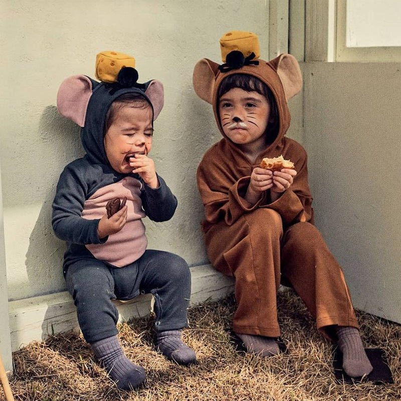 Pure Cotton Cartoon Cute Baby Onesies - Bright Cubb