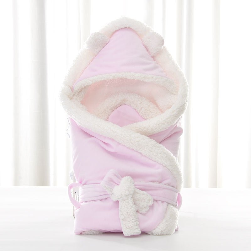 Simple Solid Color Baby Swaddle Blanket - Bright Cubb