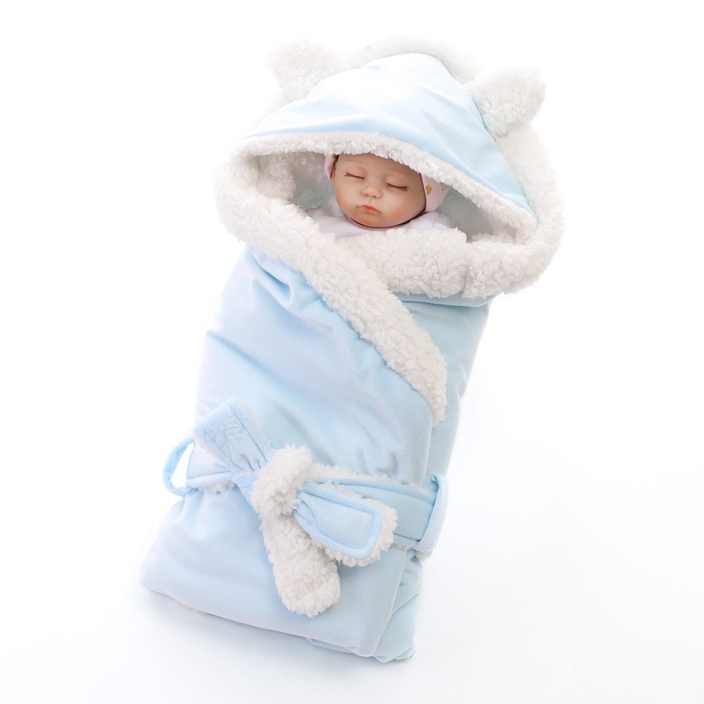 Simple Solid Color Baby Swaddle Blanket - Bright Cubb
