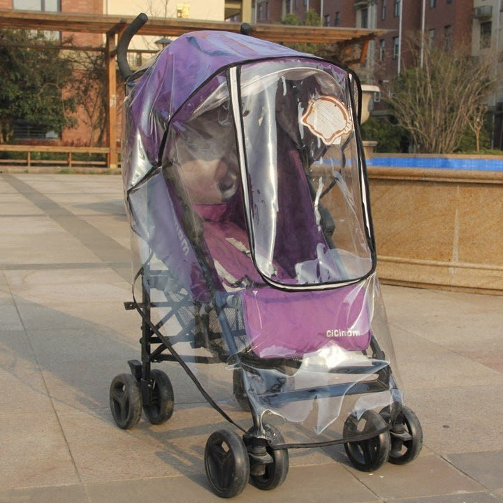 Stroller Universal Rain Cover Canopy - Bright Cubb
