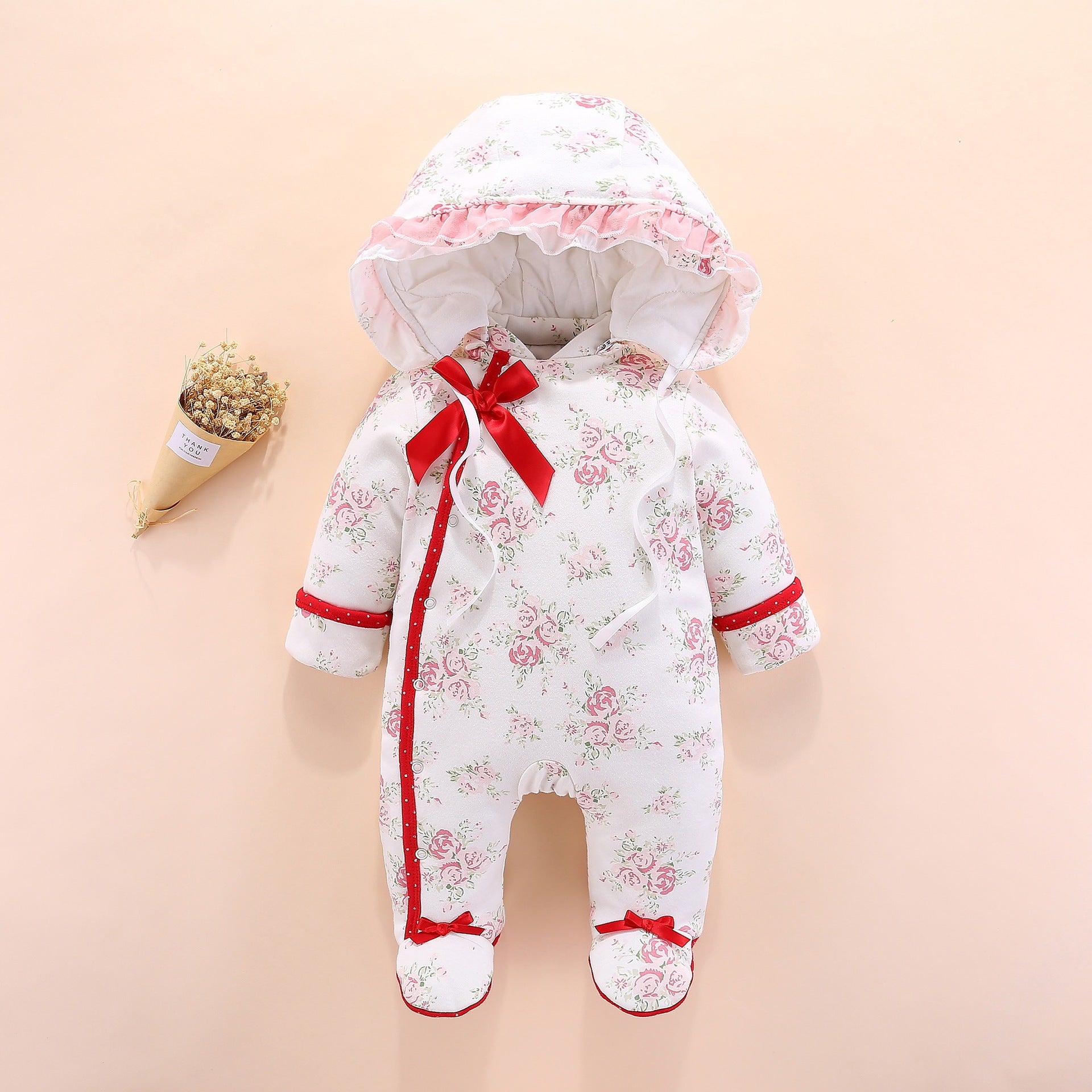 Thicken warm baby onesies - Bright Cubb