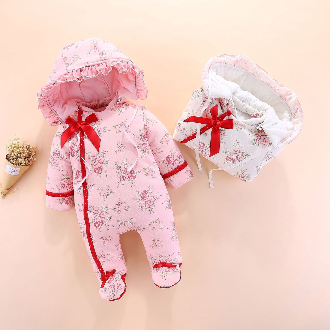 Thicken warm baby onesies - Bright Cubb