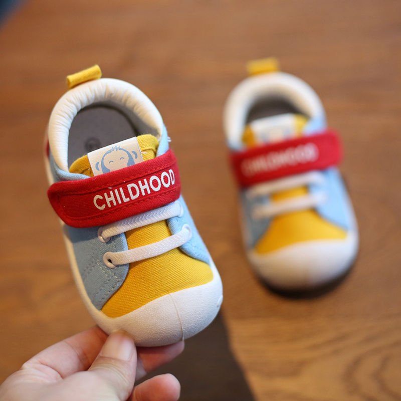 Toddler Baby Soft - soled Indoor Velcro Casual Shoes - Bright Cubb