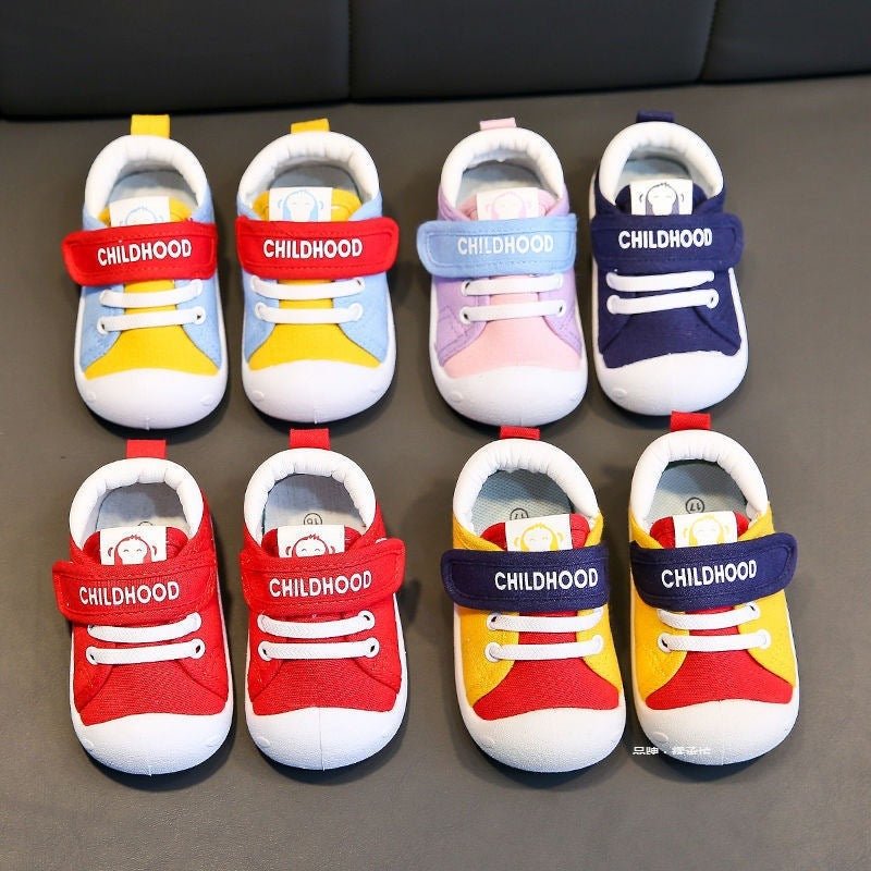 Toddler Baby Soft - soled Indoor Velcro Casual Shoes - Bright Cubb