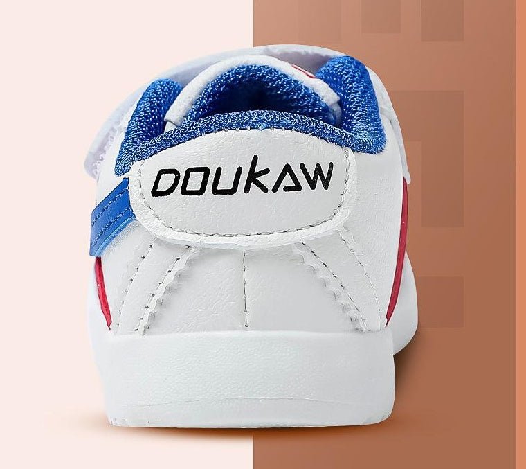 Trendy Velcro Baby Single Shoes Low - top Soft - soled - Bright Cubb