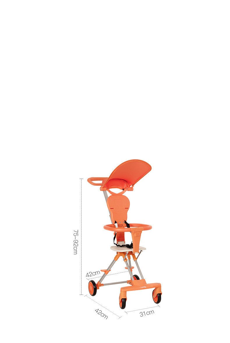 Two Way Stroller Lightweight Foldable Stroller - Bright Cubb
