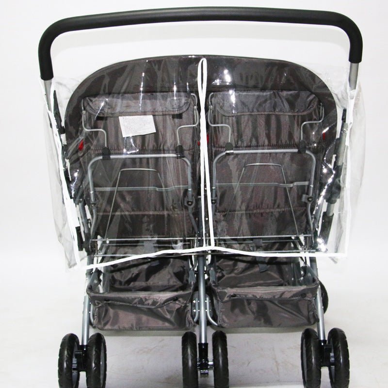 Universal Twin Stroller Rain And Windproof Cover - Bright Cubb