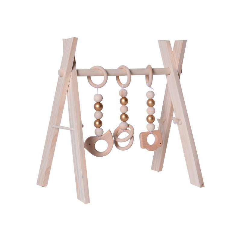 Wooden Baby Infant Fitness Frame Decorative Toys - Bright Cubb